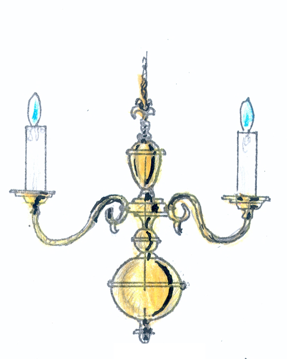 Hand-drawn plate from the FD.STIL workshop archive