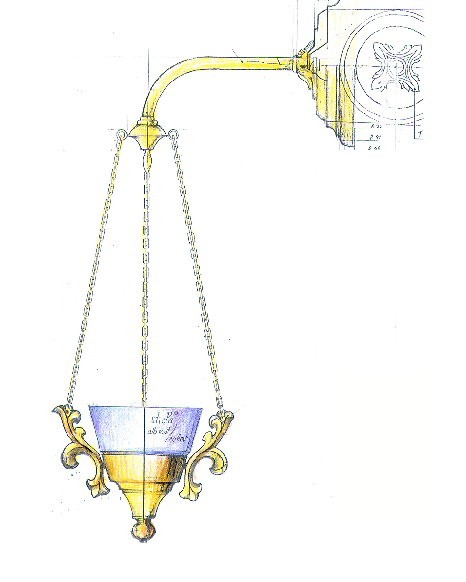 Hand-drawn plate from the FD.STIL workshop archive