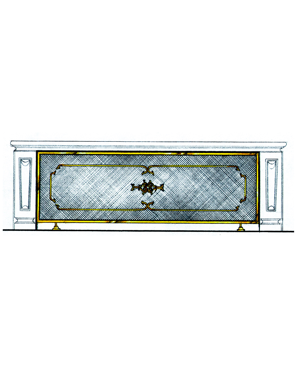 Hand-drawn plate from the FD.STIL workshop archive