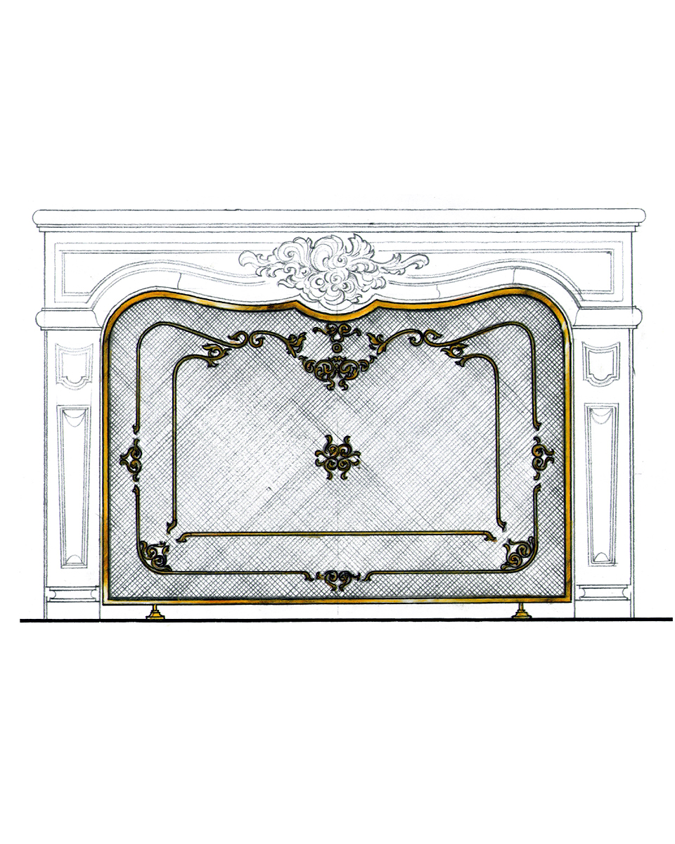 Hand-drawn plate from the FD.STIL workshop archive
